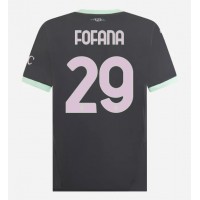 Maglia Calcio AC Milan Youssouf Fofana #29 Terza Divisa 2024-25 Manica Corta